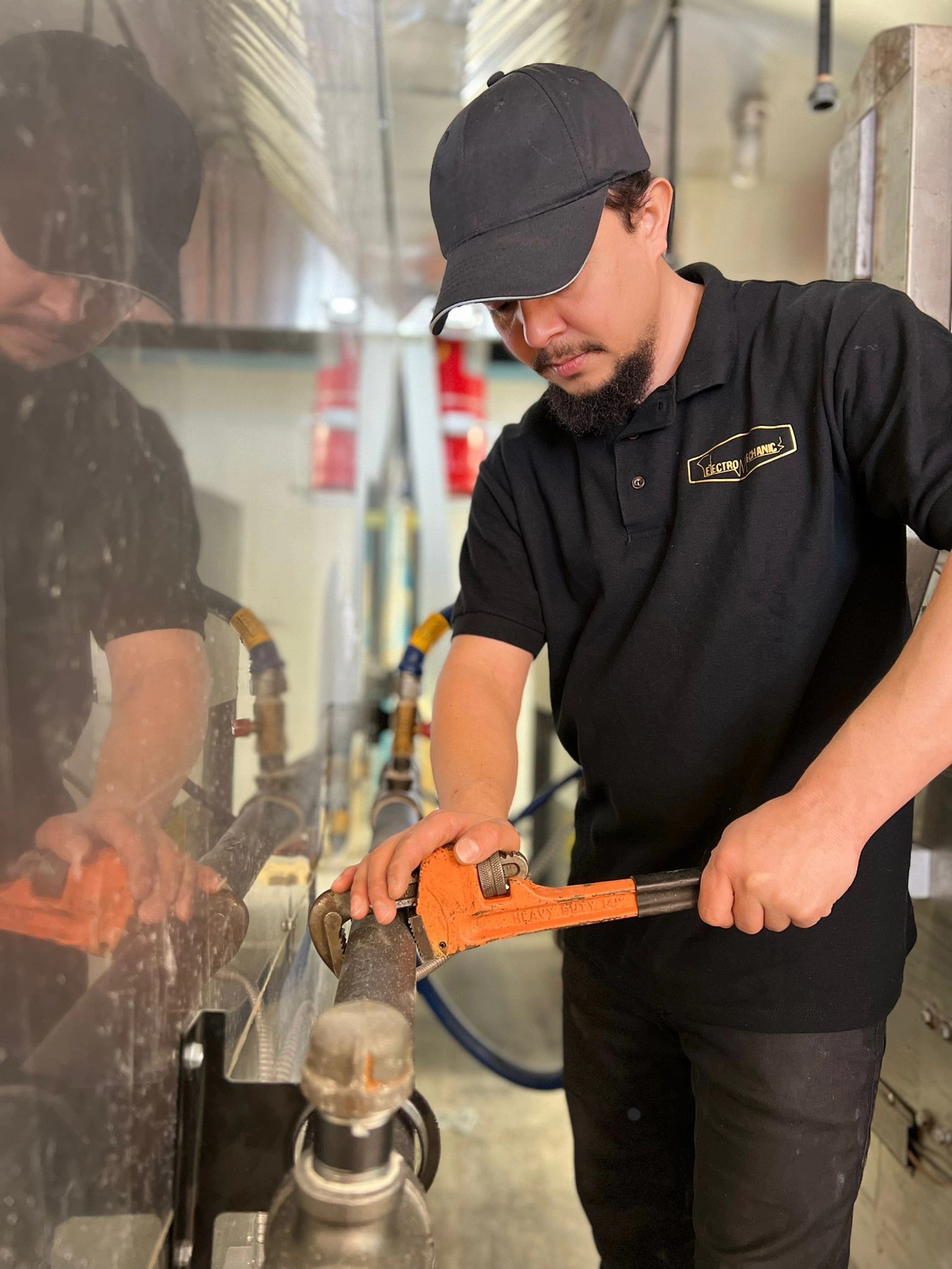 Commercial kitchen equipment installation and safety compliance